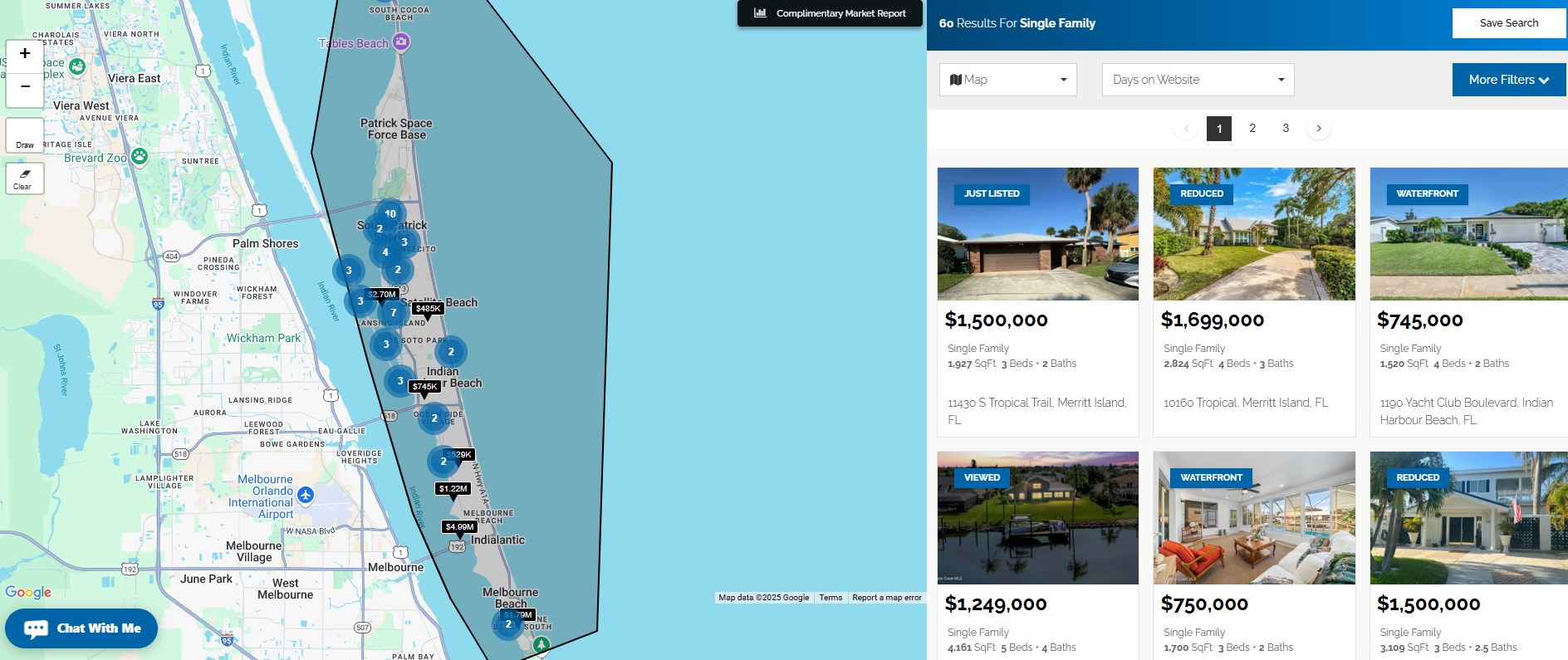 Satellite Beach Canal Homes for Sale