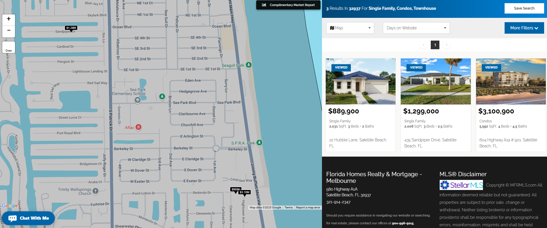 Browse New Construction In Satellite Beach