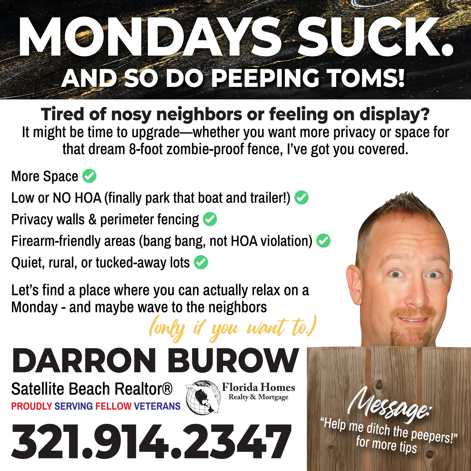 Real Estate with Privacy: Ditch the Peepers