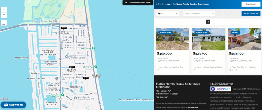 Satellite Beach Foreclosures and Short Sales