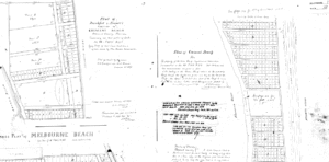 Cocoa Beach History Crescent Beach Platt Map