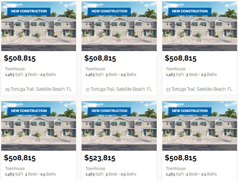 Tortuga Cay Satellite Beach Townhomes