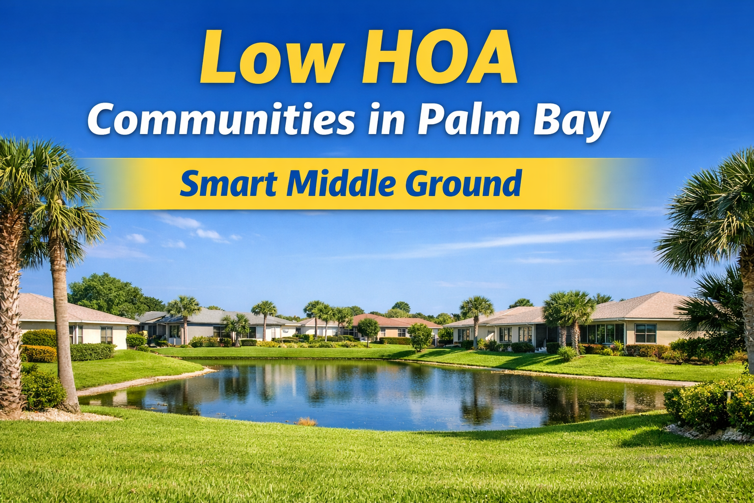 Low HOA Communities in Palm Bay Offer the Smartest Balance